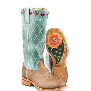 ISO:tin haul cactus boots with prickly pear soles
